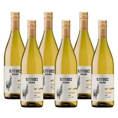 Case of 6 Altitudes Reserva Chardonnay 75cl White Wine Wine